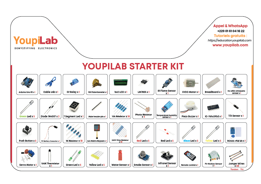 YoupiLab Starter Kit Arduino